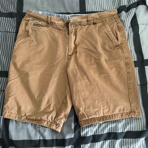 Modern Amusement Men Khaki Tan Shorts Size 36